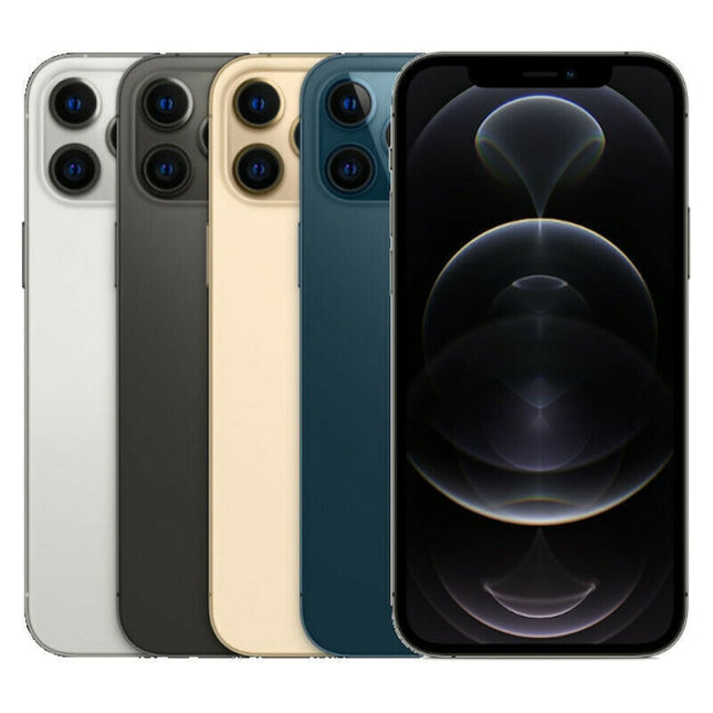 Apple iPhone 12 Pro Max 128GB Unlocked Mix Colors Used AB Grade, iPhone 12 Pro Max 128GB