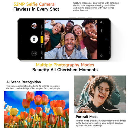 Ulefone Note 18 Pro, 6GB+256GB, Face ID y huella dactilar lateral, 6.78 pulgadas Android 14 MediaTek Helio G91 MTK6769 Octa Core, Red: 4G, Dual SIM, OTG, NFC