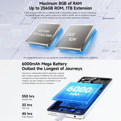 Ulefone Note 20 Pro, 4GB+256GB, Face ID & Side Fingerprint, 6000mAh, 6.75 inch Android 14 Unisoc T606 Octa Core, Network: 4G, Dual SIM, OTG, 4GB+256GB