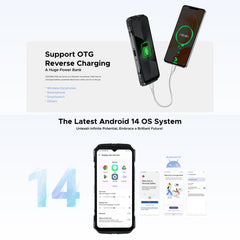 DOOGEE S118 Rugged Phone, 12GB+512GB, 6.58 inch Android 14 MediaTek Helio G99 Octa Core, Network: 4G, OTG, NFC