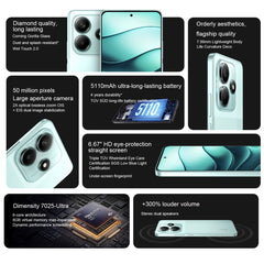 Xiaomi Redmi Note 14 5G, 8GB+256GB, 6.67 inch Xiaomi HyperOS Mediatek Dimensity 7025-Ultra Octa Core, Network: 5G, 8GB+256GB