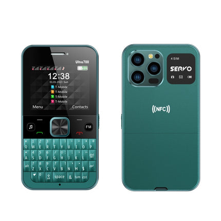 SERVO U700, 2.4 inch, MTK6261D, 58 Full Keyboards, Support Bluetooth, FM, NFC, Quick Dial, Flashlight, GSM, Quad SIM