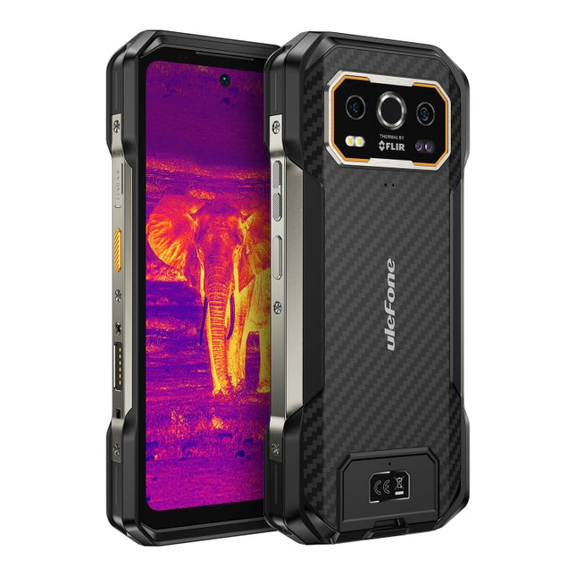 Teléfono robusto Ulefone Armor 27T, 12 GB + 256 GB, cámara termográfica, visión nocturna, 10600 mAh, 6,78 pulgadas, Android 14, MediaTek Helio G99 Octa Core, red: 4G, NFC, OTG, Armor 27T