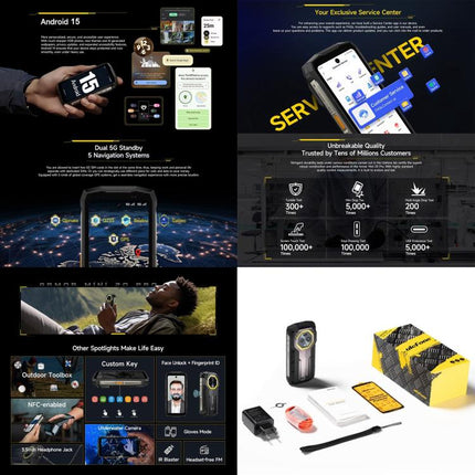Ulefone Armor Mini 20 Pro, 8 GB + 256 GB, teléfono resistente IP68 / IP69K, 4.7 pulgadas Android 14 MediaTek Dimensity 6300 5G Octa Core, red: 5G, NFC, OTG, Armor Mini 20 Pro