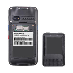 UNIWA V5N Barcode PDA Rugged Phone, 4GB+64GB, 5.5 inch Android 12 MediaTek MT6765 Helio P35 Octa Core, NFC, Network: 4G