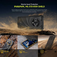 Ulefone Armor X31, 6GB+128GB, Night Vision, IP68/IP69K Rugged Phone, 6.56 inch Android 14 MediaTek Helio G91 Octa Core, Network: 4G, NFC, OTG