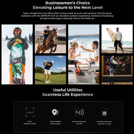 Oukitel WP35 Pro 5G Rugged Phone, 12GB+512GB, 6.6 inch MediaTek Dimensity 6300 Octa Core, NFC, OTG, Network: 5G
