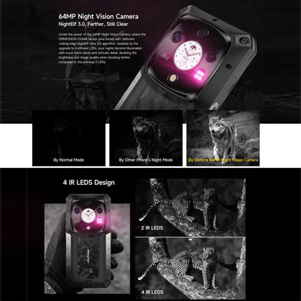 Ulefone Armor 28 Pro Rugged Phone, 16GB+512GB, Night Vision, 10600mAh, 6.67 inch + 1.04 inch Android 15 MediaTek Dimensity 7300 Octa Core, Network: 5G, NFC