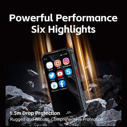 SOYES Maxo Rugged Phone, 6GB+128GB, 3.88 inch Android 12.0 MTK6762 Octa Core, Network: 4G, Dual SIM, OTG, Support Google Play Store