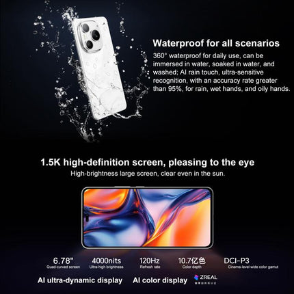 Honor Power, 8GB+256GB, Screen Fingerprint, 6.78 inch MagicOS 9.0 Snapdragon 7 Gen 3 Octa Core, Network: 5G, NFC, OTG