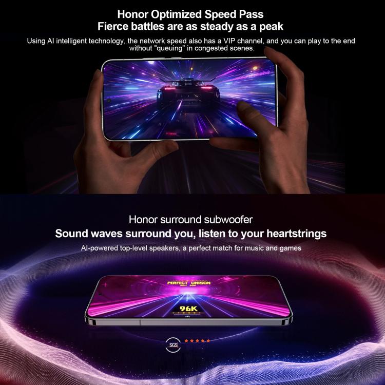 Honor GT Pro, 12GB+256GB, Ultrasonic Fingerprint, 6.78 inch MagicOS 9.0 / Android 15 Snapdragon 8 Elite Octa Core, Network: 5G, NFC, OTG, 12GB+256GB