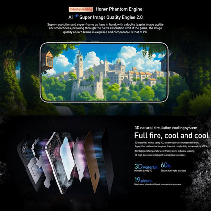 Honor GT Pro, 112GB+512GB, Ultrasonic Fingerprint, 6.78 inch MagicOS 9.0 / Android 15 Snapdragon 8 Elite Octa Core, Network: 5G, NFC, OTG