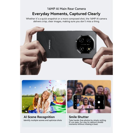 Blackview SHARK 6 5G, 4GB+128GB, 6.88 inch Android 15 Unisoc UMS9620 T8100 Octa Core, Network: 5G, NFC, OTG