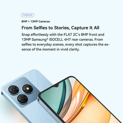 Blackview Oscal FLAT 2C, 2GB+64GB, 6.56 inch Android 14 Unisoc SC9863A T603 Octa Core, Network: 4G