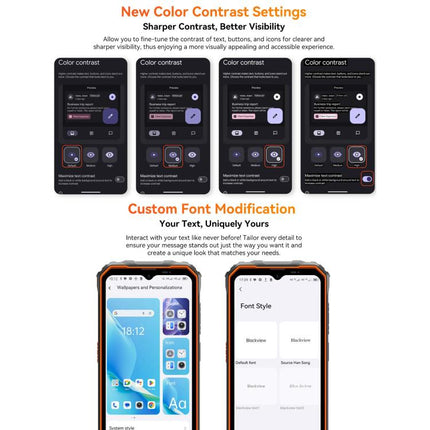 Blackview Oscal Marine 2, 4GB+64GB, 6.56 inch Android 15 Unisoc UMS9230E T615 Octa Core, Network: 4G, OTG, NFC