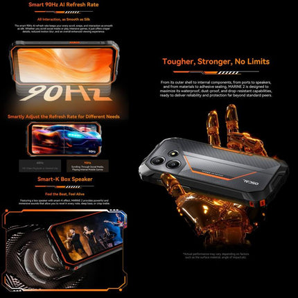 Blackview Oscal Marine 2, 8GB+256GB, 6.56 inch Android 15 Unisoc UMS9230E T615 Octa Core, Network: 4G, OTG, NFC, 8GB+128GB