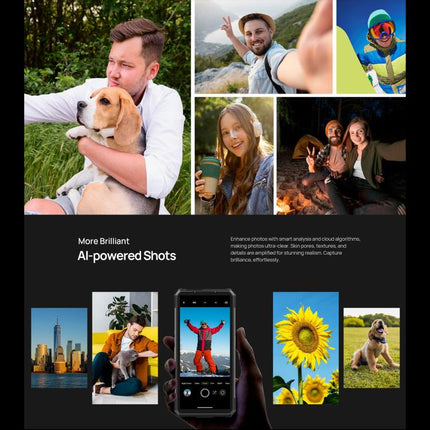 Ulefone Armor 34 Pro, 16GB+512GB, Night Vision, IP68/IP69K Rugged Phone, 6.95 inch Android 15 MediaTek Dimensity 7300 Octa Core, Network: 5G, NFC, OTG