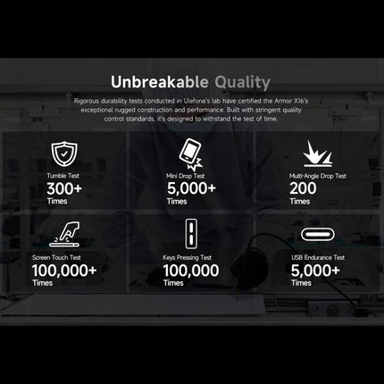 Ulefone Armor X16, 6GB+128GB, Night Vision, IP68/IP69K Rugged Phone, 6.56 inch Android 15 MediaTek Helio G91 Octa Core, Network: 4G, NFC, OTG, Armor X16, 6GB+128GB