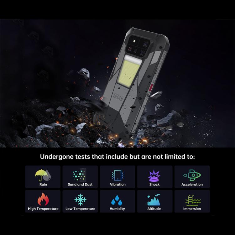 Unihertz Tank 4 Pro Projector Rugged Phone, 16GB+512GB, Night Vision, 6.73 inch Android 13 Dimensity 8300 Octa Core, Network: 5G, NFC
