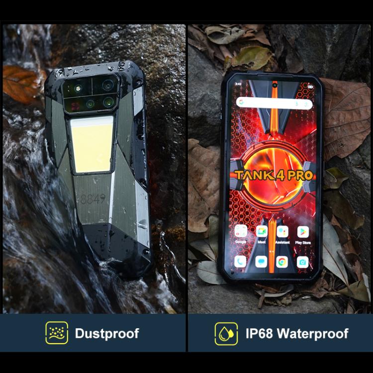 Unihertz Tank 4 Pro Projector Rugged Phone, 16GB+512GB, Night Vision, 6.73 inch Android 13 Dimensity 8300 Octa Core, Network: 5G, NFC