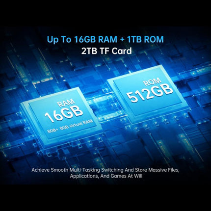 Unihertz Tank 4 Pro Projector Rugged Phone, 16GB+512GB, Night Vision, 6.73 inch Android 13 Dimensity 8300 Octa Core, Network: 5G, NFC, 16GB+512GB