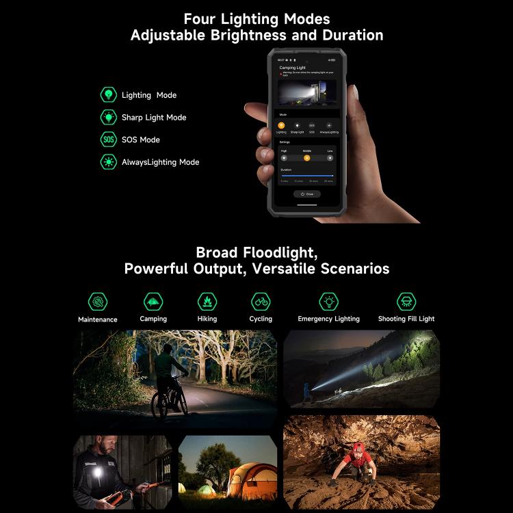 Ulefone Armor 33 Rugged Phone, 12GB+512GB, 6.95 inch Android 15 MediaTek Helio G100 Octa Core, Network: 4G, OTG, NFC, LED Light