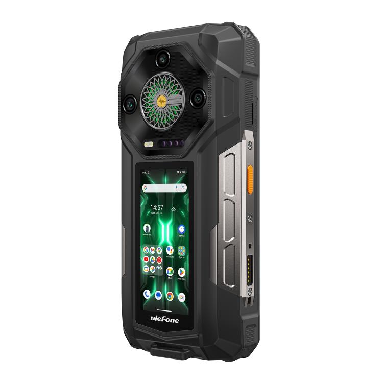 Ulefone Armor 33 Pro Rugged Phone, 16GB+512GB, Night Vision, 6.95 inch + 3.4 inch Dual Screen Android 14 MediaTek Dimensity 7300X Octa Core, Network: 5G, OTG, NFC