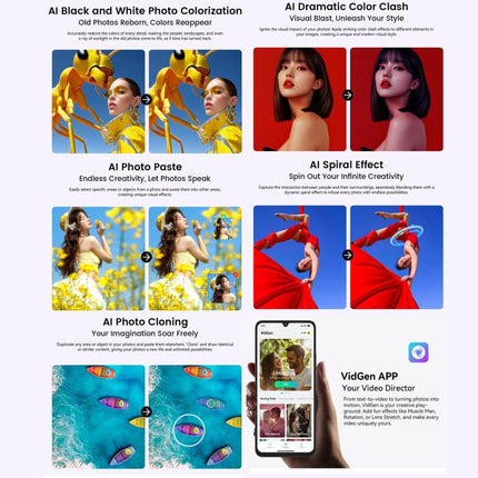 Blackview WAVE 9C, 4GB+64GB, 6.56 inch Android 15 Unisoc T603 SC9863A Octa Core, Network: 4G, OTG, 4GB+64GB