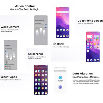 Blackview WAVE 9C, 4GB+64GB, 6.56 inch Android 15 Unisoc T603 SC9863A Octa Core, Network: 4G, OTG, 4GB+64GB
