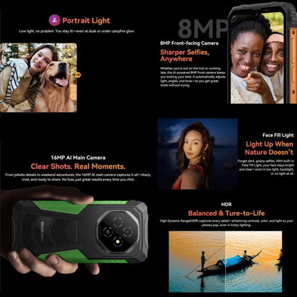 Blackview FORT 1, 4GB+128GB, 6.56 inch Android 15 Unisoc UMS9230E T615 Octa Core, Network: 4G, OTG, NFC