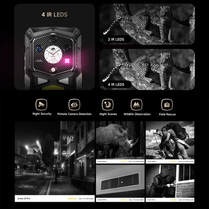 Ulefone Armor 29 Pro Rugged Phone, 16GB+512GB, Night Vision, 6.67 inch + 1.04 inch Android 15 MediaTek Dimensity 7400 Octa Core, Network: 5G, OTG, NFC, Armor 29 Pro