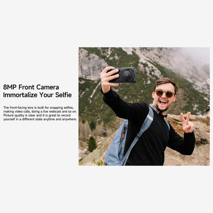 Ulefone RugKing, 8GB+256GB, IP68/IP69K Rugged Phone, 5.99 inch Android 15 Unisoc T7255 Octa Core, Network: 4G, NFC, OTG