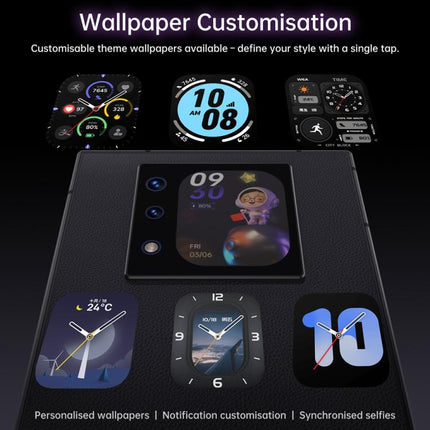 Unihertz Titan 2 QWERTY Physical Keyboard Phone, 12GB+512GB, Fingerprint, 4.5 inch + 2 inch Android 15 Dimensity 7300 5G Octa-Core, Network: 5G, NFC, OTG