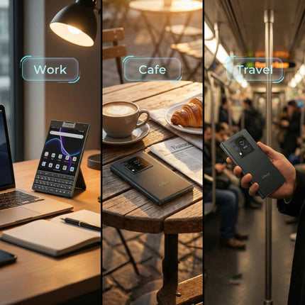 Unihertz Titan 2 QWERTY Physical Keyboard Phone, 12GB+512GB, Fingerprint, 4.5 inch + 2 inch Android 15 Dimensity 7300 5G Octa-Core, Network: 5G, NFC, OTG