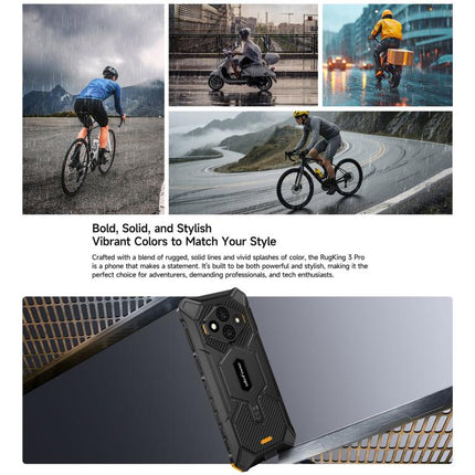 Ulefone RugKing 3 Pro, 8GB+128GB, IP68/IP69K Rugged Phone, 6.56 inch Android 15 Unisoc T7250 Octa Core, Network: 4G, NFC, OTG, RugKing 3 Pro, 8GB+128GB