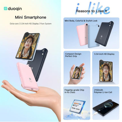 QIN K25 Global, 4GB+128GB, 3.54 inch, Android 14 MediaTek Helio G81 Octa Core, Network: 4G, Support Google Play