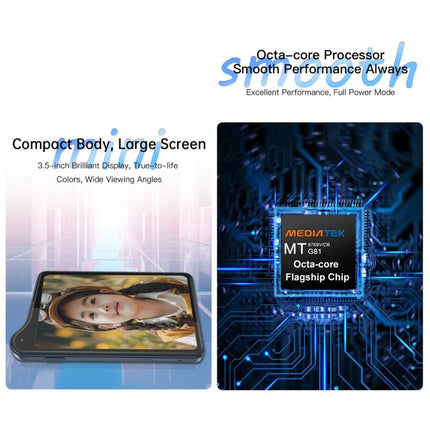 QIN K25 Global, 4GB+128GB, 3.54 inch, Android 14 MediaTek Helio G81 Octa Core, Network: 4G, Support Google Play