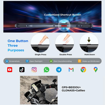 HOTWAV Cyper 16 Pro Rugged Phone, 8GB+512GB, 6.6 inch Android 15 MediaTek MT6789H Helio G100 Octa, Network: 5G, OTG, NFC