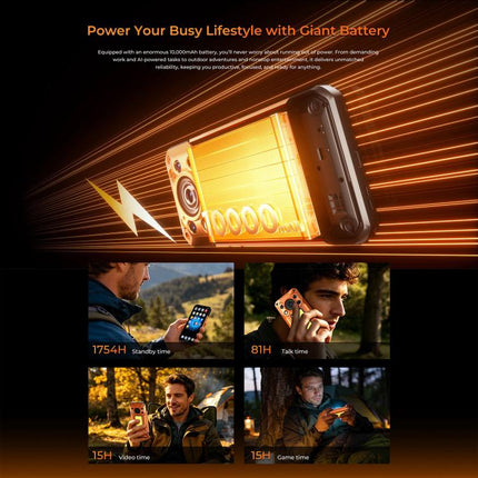 Oukitel WP500 Rugged Phone, 12GB+1TB, 108MP Camera, Night Vision, Fingerprint Identification, 6.78 inch Android 16 MTK Dimensity 8300 Octa Core, NFC, OTG, Network: 5G, WP500