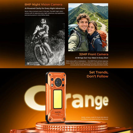 Oukitel WP500 Rugged Phone, 12GB+1TB, 108MP Camera, Night Vision, Fingerprint Identification, 6.78 inch Android 16 MTK Dimensity 8300 Octa Core, NFC, OTG, Network: 5G, WP500
