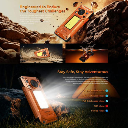 Oukitel WP500 Rugged Phone, 12GB+1TB, 108MP Camera, Night Vision, Fingerprint Identification, 6.78 inch Android 16 MTK Dimensity 8300 Octa Core, NFC, OTG, Network: 5G, WP500