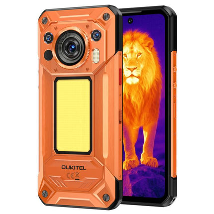 Oukitel WP500 Ultra Rugged Phone, Thermal Imaging, 12GB+1TB, 108MP Camera, Fingerprint Identification, 6.78 inch Android 16 MTK Dimensity 8300 Octa Core, NFC, OTG, Network: 5G, WP500 Ultra