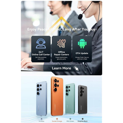 Blackview WAVE 10, 8GB+256GB, 6.88 inch Android 16 Unisoc UMS9230E Octa Core, Network: 4G, OTG, WAVE 10, 8GB+256GB