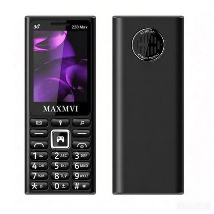 220 Max 3G Key Phone, 3600mAh Battery, 2.4 inch, SOS, 24 Keys, Dual SIM, Network: 4G, Support Whatsapp, Facebook