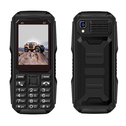Q7 3G Key Phone, 3600mAh Battery, 2.4 inch, SOS, 21 Keys, Dual SIM, Network: 3G, Support Whatsapp, Facebook