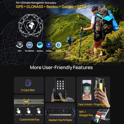 Ulefone Armor 24 Pro IP68/IP69K Rugged Phone, 12GB+256GB, 6.78 inch Android 16 MediaTek Helio G200 Octa Core, Network: 4G, NFC, OTG