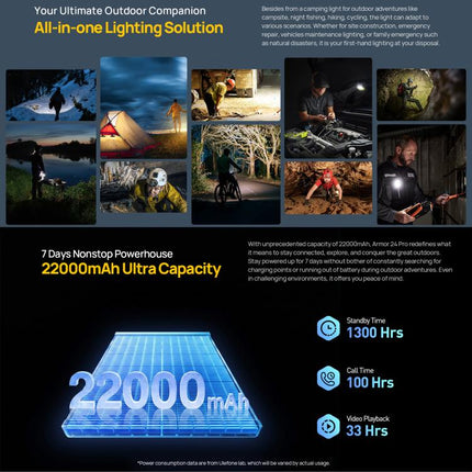 Ulefone Armor 24 Pro IP68/IP69K Rugged Phone, 12GB+256GB, 6.78 inch Android 16 MediaTek Helio G200 Octa Core, Network: 4G, NFC, OTG