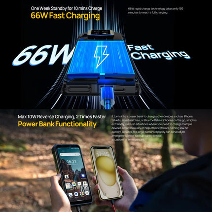 Ulefone Armor 24 Pro IP68/IP69K Rugged Phone, 12GB+256GB, 6.78 inch Android 16 MediaTek Helio G200 Octa Core, Network: 4G, NFC, OTG
