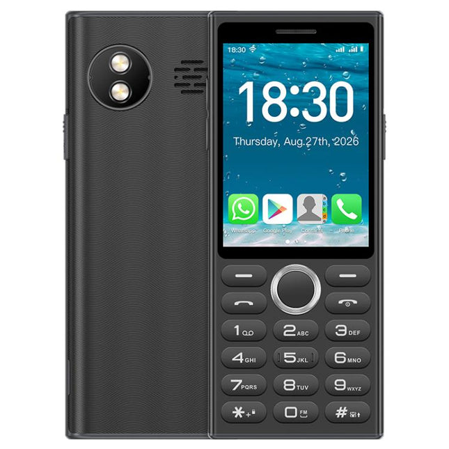 A6 Keypad Phone, 2GB+16GB, 2.83 inch Android 9 Mediatek MT6762C Octa Core, Network: 4G, Support Google Store, No Camera, No Camera