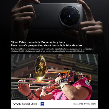vivo X200 Ultra, 12GB+256GB, Face ID / 3D Ultrasonic Fingerprint, 6.82 inch OriginOS 5 / Android 15 Snapdragon 8 Elite Octa Core, OTG, NFC, Network: 5G, Support Google Play, 12GB+256GB